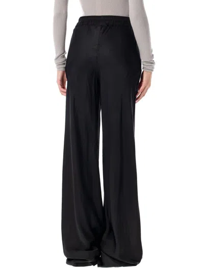 Rick Owens Bias Drawstring Trousers Featuring Elastic Waistband