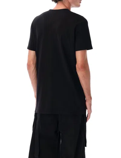 Rick Owens Drkshdw Level T Black Medium-weight Cotton Jersey T-shirt In Black
