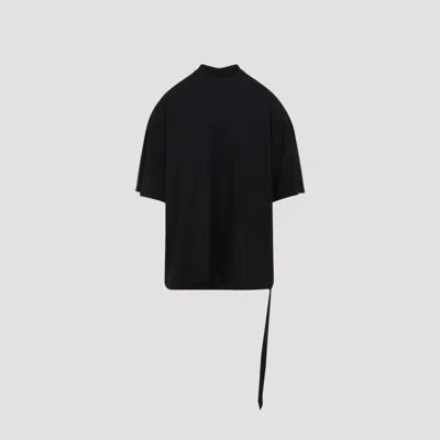 Rick Owens Drkshdw Tommy T Oversized Black Cotton Jersey T-shirt In Black