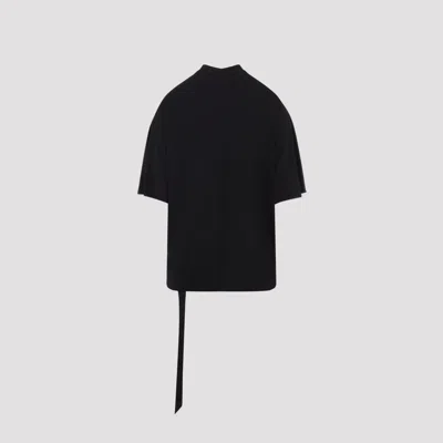 Rick Owens Drkshdw Tommy T Oversized Black Cotton Jersey T-shirt In Black
