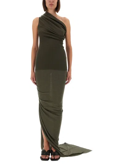 Rick Owens Edfu Skirt In Green