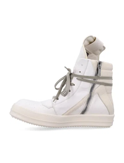 Rick Owens Geobasket In White