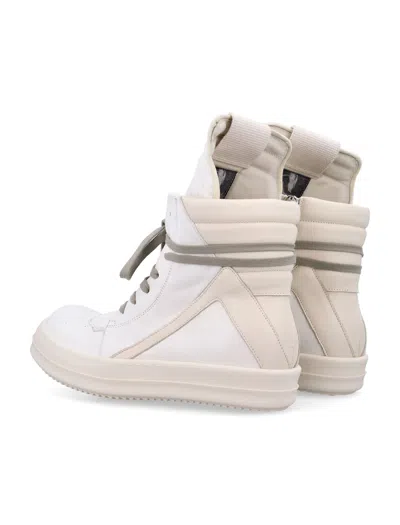 Rick Owens Geobasket In White