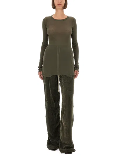Rick Owens Dietrich Drawstring Pants In Green
