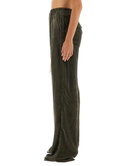 Rick Owens Dietrich Drawstring Pants In Green