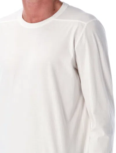 Rick Owens Off-white Baseball Sweatshirt In White