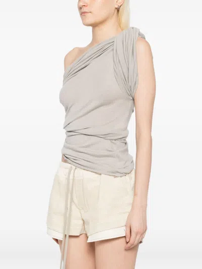 Rick Owens Twist Cotton Tank Top
