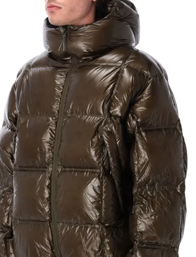 Roa Cube 650 Fill Power Down Jacket In Dark Green In Brown
