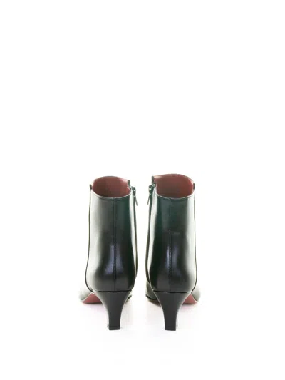 Roberto Festa Nappa Leather Pointed-toe Boots In Black