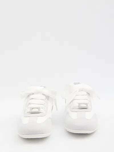 Roger Vivier Viv Low Suede-trimmed Embroidered Leather Sneakers In Multi