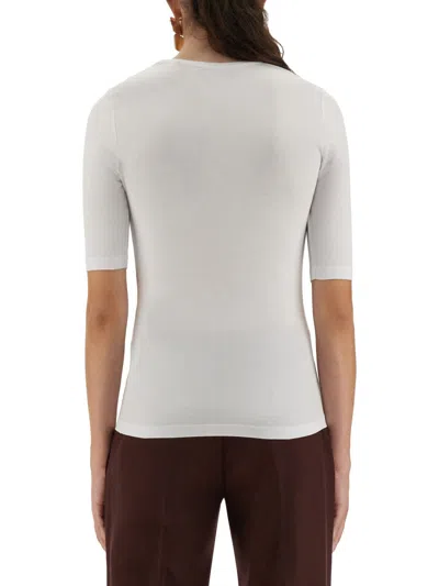 Rotate Birger Christensen Rotate Birgerchristensen Tshirt With Logo In White