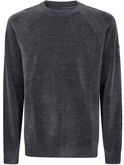 Rrd Raglan-sleeve Fleece Sweater In Black
