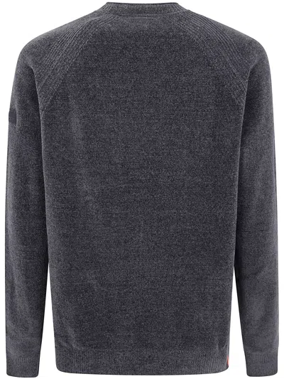 Rrd Raglan-sleeve Fleece Sweater In Black