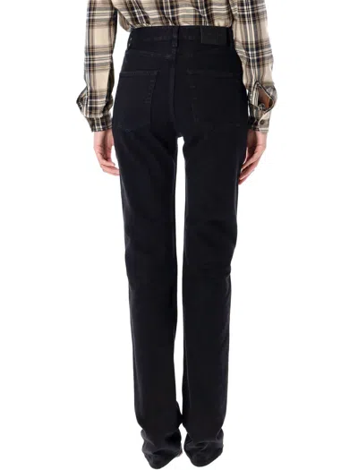 Saint Laurent Black Slim Fit Jeans In Black
