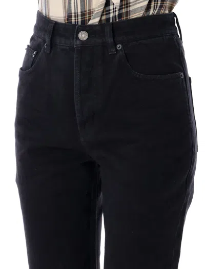 Saint Laurent Black Slim Fit Jeans In Black