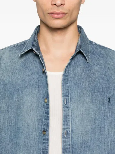 Saint Laurent Cassande Denim Shirt