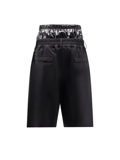 Moncler Genius Asap Rocky Padded Shorts And Pockets In Black