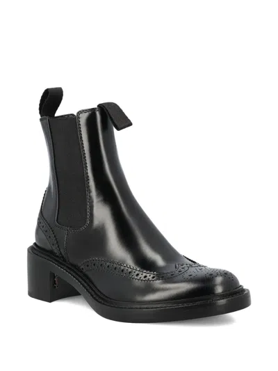 Saint Laurent Vincent Smooth Leather Chelsea Boots Shoes In Black
