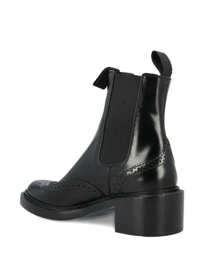 Saint Laurent Vincent Smooth Leather Chelsea Boots Shoes In Black