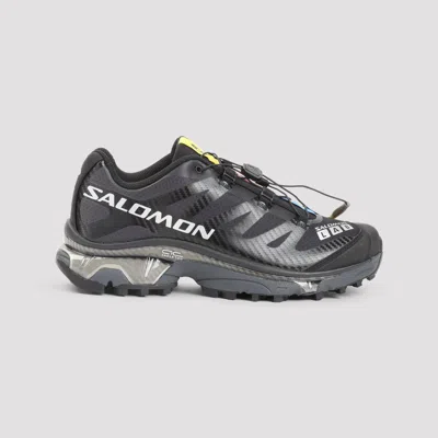 Salomon Black Fabric Xt-4 Og Sneakers In Multi