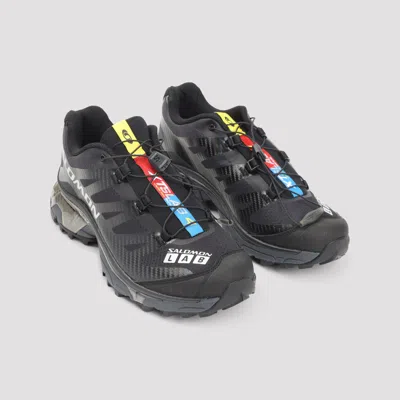 Salomon Black Fabric Xt-4 Og Sneakers In Multi