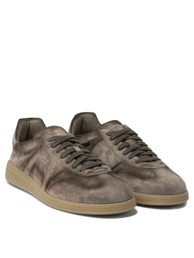 Santoni "dbs Oly" Sneakers In Gray