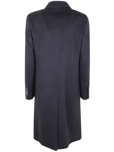 Seventy Notched-lapel Coat In Blue