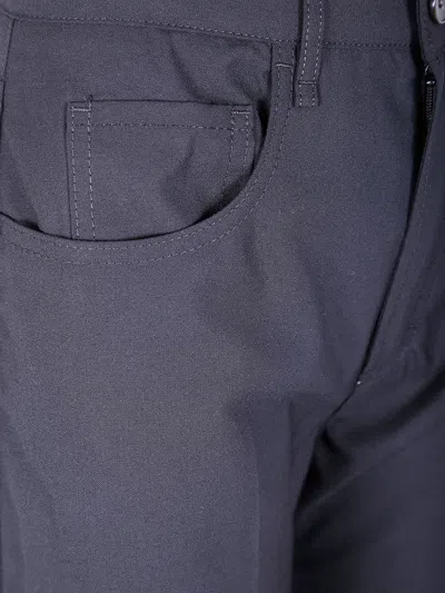Seventy Flared Wool Trousers In Blue
