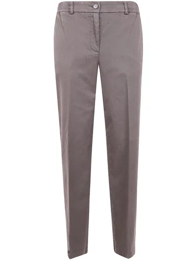 Seventy Elastic-waistband Trousers In Brown