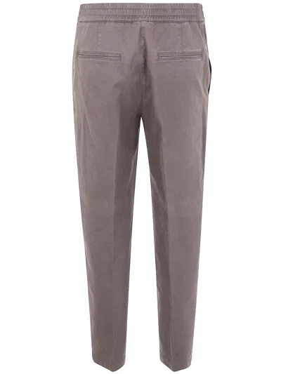 Seventy Elastic-waistband Trousers In Brown