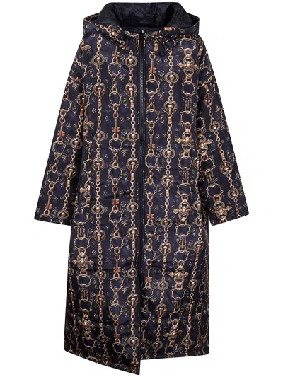 Sitting Suits "fortuna" Sittingsuit Original Print Raincoat In Multi