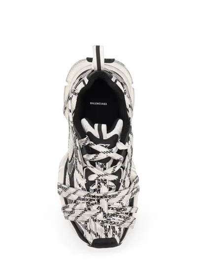 Balenciaga Mens 3xl Extreme Laces Logo Sneaker In Multi