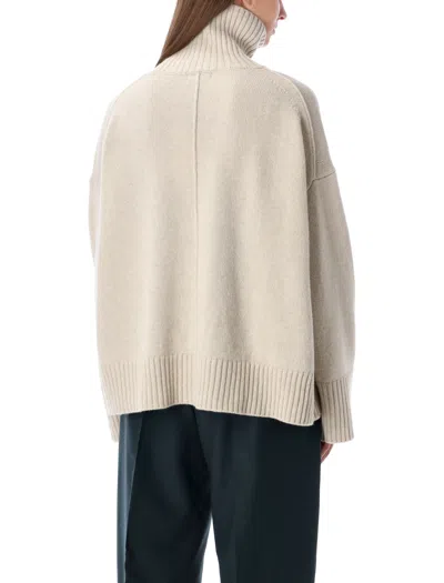 Soeur William High Neck Pullover In Neutral