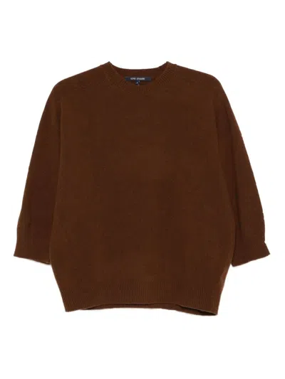 Sofie D Hoore Round Neck Oversized Wool Sweater