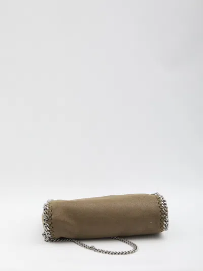 Stella Mccartney Army Green Shaggy Deer Mini Falabella Handbag