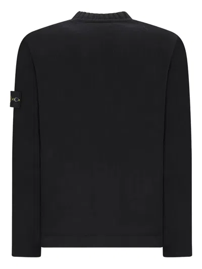 Stone Island Lightweight Wool Crew Neck Sweater With Raglan Sleeves Clothing