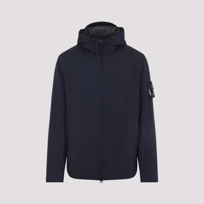 Stone Island Padded Jacket With Waterproof And Windproof Membrane In Blue