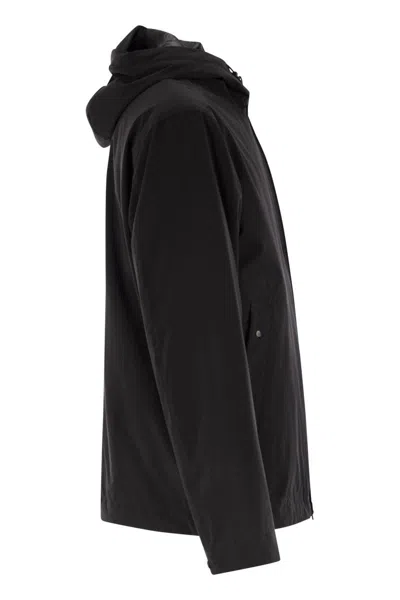 Stone Island Soft Shell Padded Jacket With Waterproof And Windproof Membrane In Black