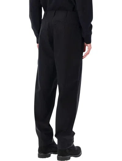 Stone Island Weatherproof Cotton Canvas, Organic Cott In Black