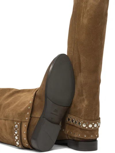 Strategia Brown Rubber Boots In Brown