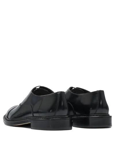 Sturlini Black Rubber Lace-up Shoes In Black