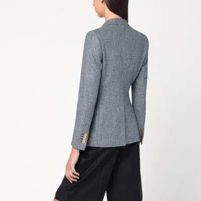 Tagliatore Double-breasted Jacket In Prince Of Wales Wool