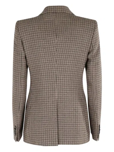 Tagliatore Wool Double-breasted Jacket In Pink