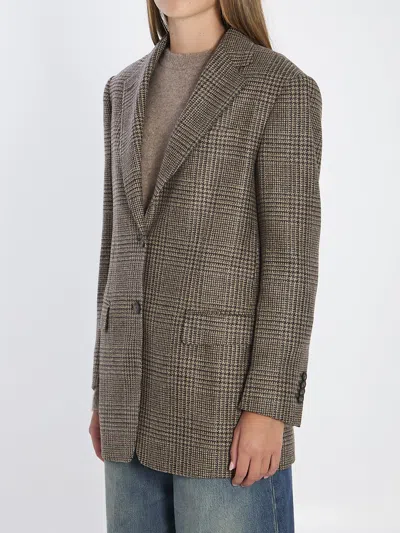 Tagliatore Cecily Blazer In Brown