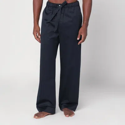 Tekla Striped Trousers With Back Pocket And Elastic Waistband