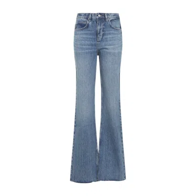 The Frankie Shop Dalston Flared Jeans Five Pockets In Blue