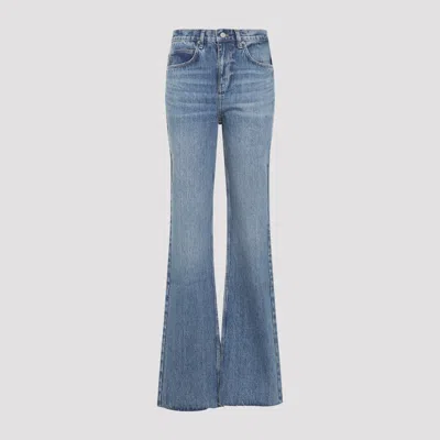 The Frankie Shop Dalston Flared Jeans Five Pockets In Blue