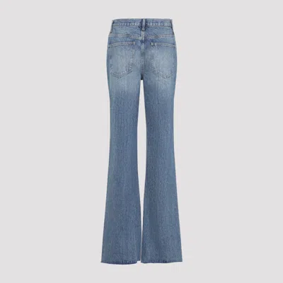 The Frankie Shop Dalston Flared Jeans Five Pockets In Blue