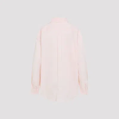 The Frankie Shop Button-down Shirt With Classic Details In Pink