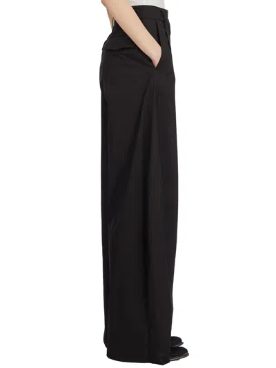 The Latest Billie Lightweight Poplin Trousers Black In Black